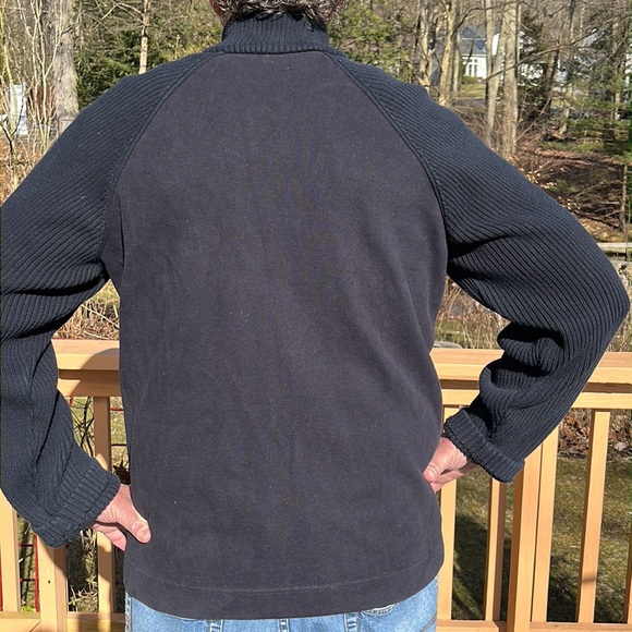 Hugo Boss cotton-blend navy sweater L-XL - Picture 3 of 10